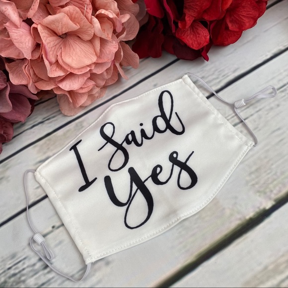 Engagement Proposal ‘Will You Marry Me’ Face Masks - Picture 9 of 15